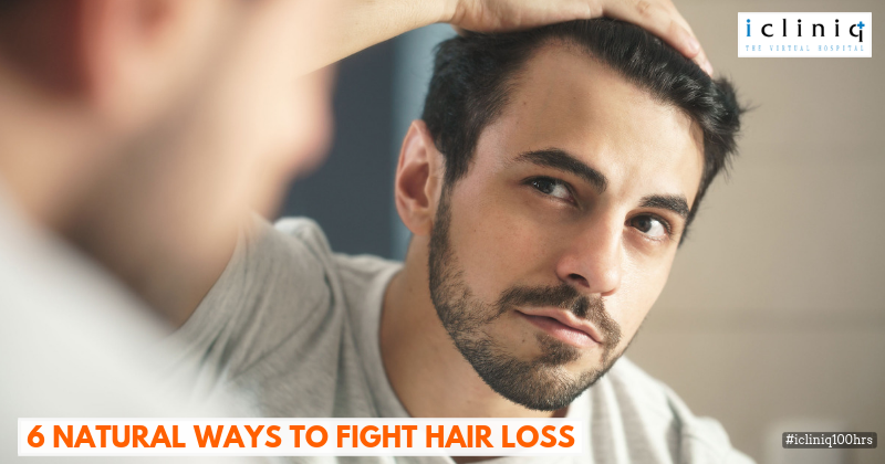 6 Natural ways to fight hair loss