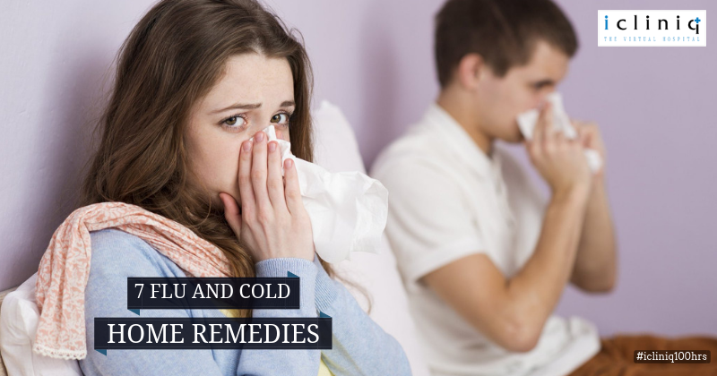 7 Flu and Cold Home Remedies