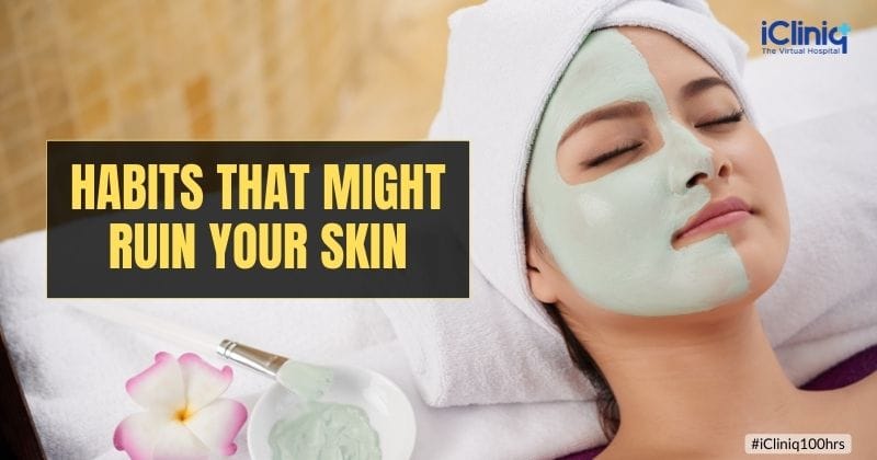 Habits That Might Ruin Your Skin