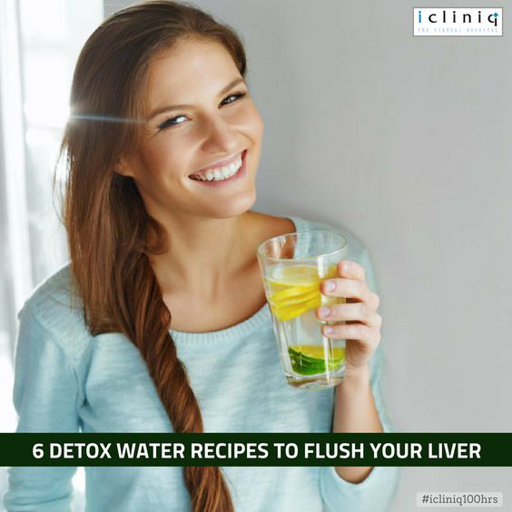 6 Detox Water Recipes to Flush Your Liver