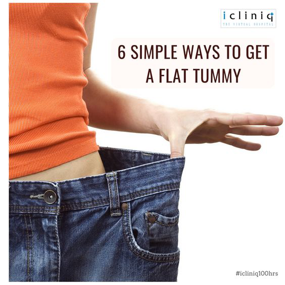 6 Simple Ways To Get A Flat Tummy