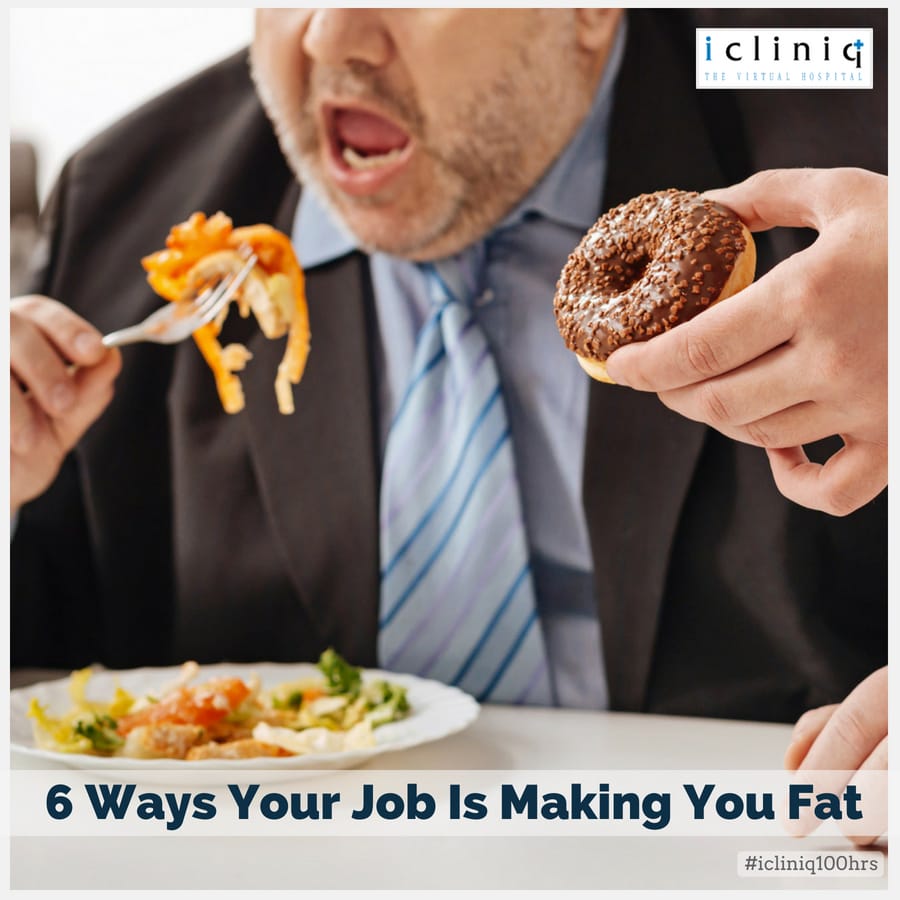6 Ways Your Job is Making You Fat