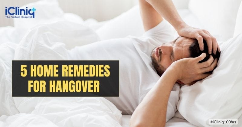 5 Home Remedies For Hangover