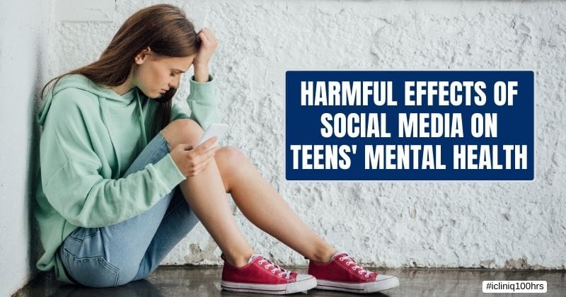 Harmful Effects of Social Media on Teens' Mental Health