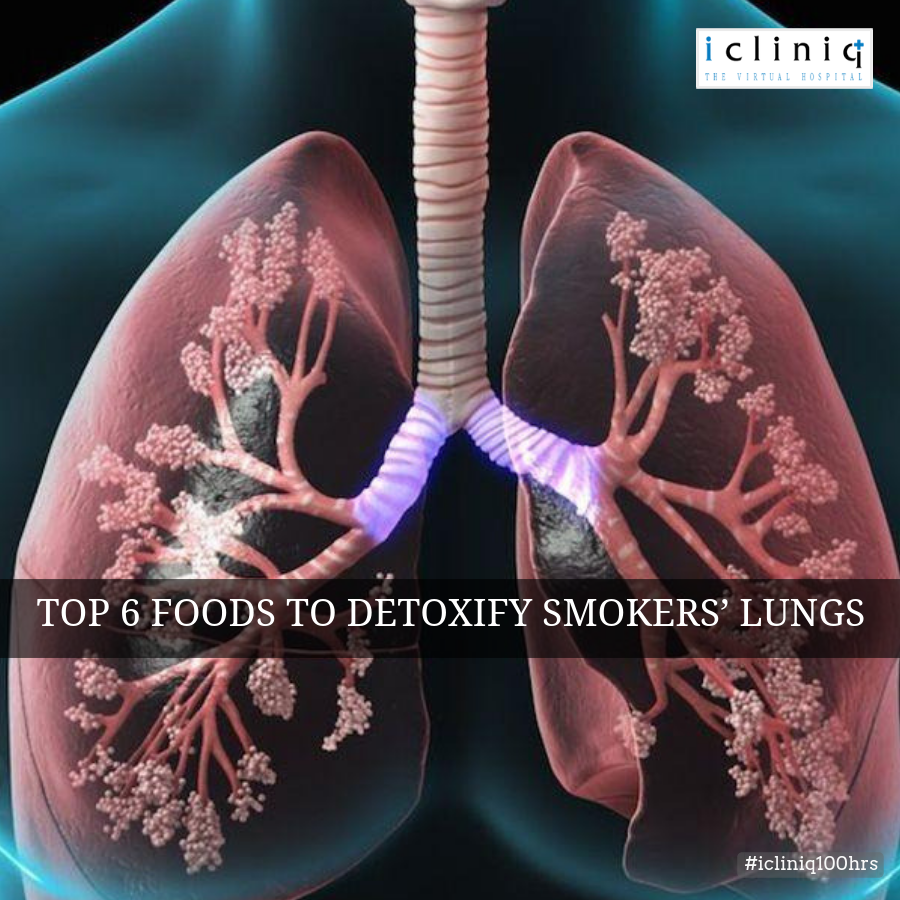 Top 6 Foods to Detoxify Smokers' Lungs
