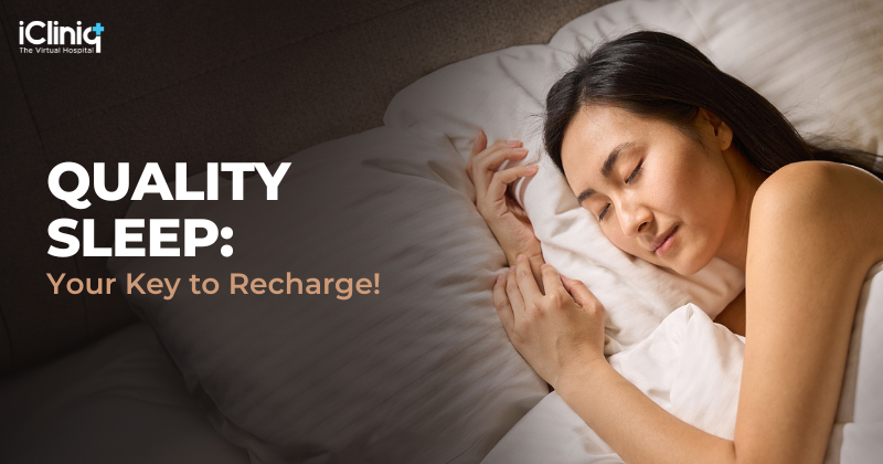 Quality Sleep: Your Key to Recharge!