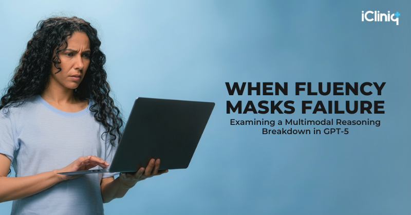 When Fluency Masks Failure: Examining a Multimodal Reasoning Breakdown in GPT-5