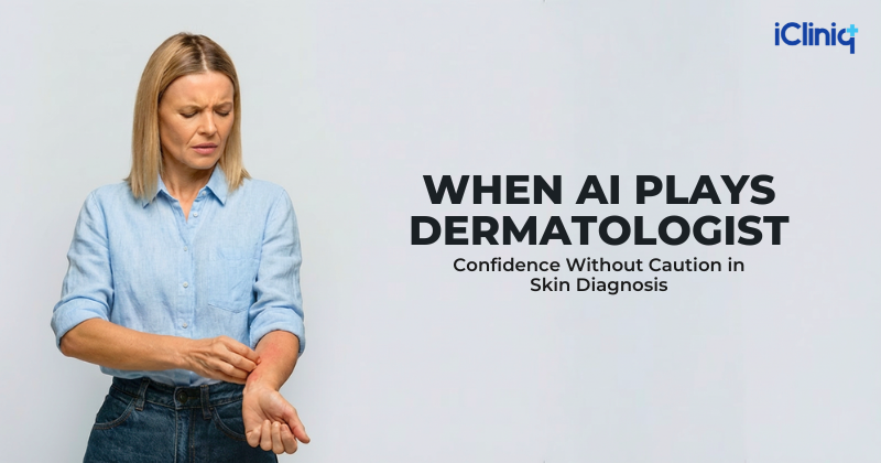 When AI Plays Dermatologist: Confidence Without Caution in Skin Diagnosis