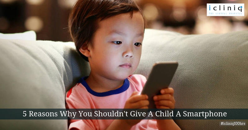 5 Reasons Why You Shouldn't Give A Child A Smartphone