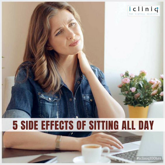 5 Side Effects of Sitting All Day