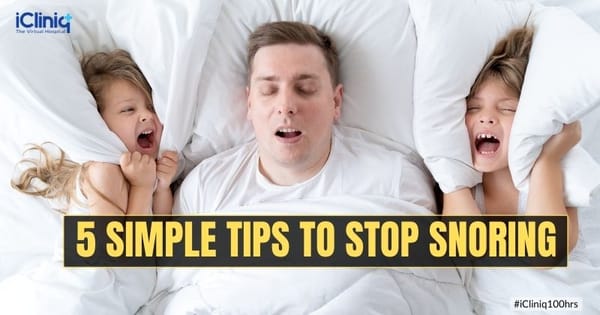 5 Simple Tips to Stop Snoring